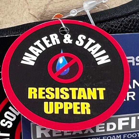 Skechers Mens 77048 McAllen Black Slip Resistant Mesh Work Shoes Liafers‎ Size 8 - Picture 16 of 16